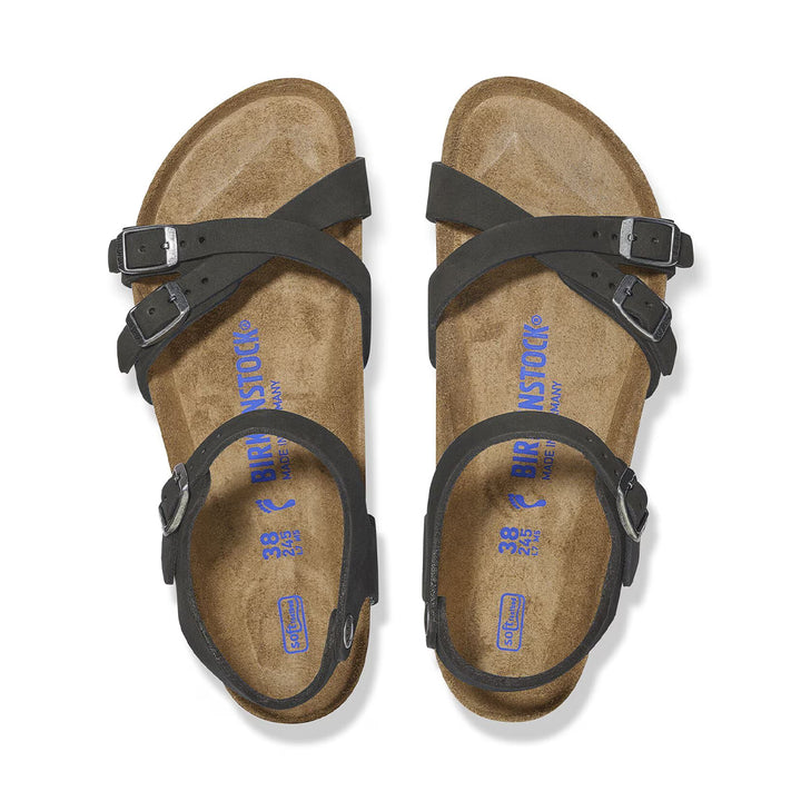 Kumba Nubuck Leather SFB Black