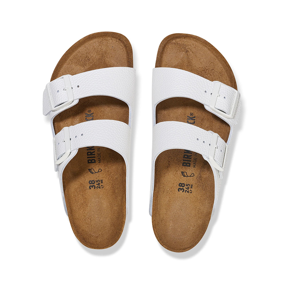 Arizona Natural Leather White (Narrow)