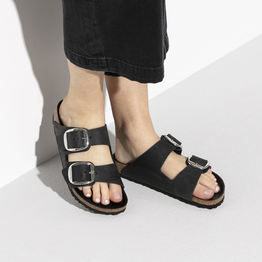 BIRKENSTCOK Arizona Big Buckle Oiled Leather Black