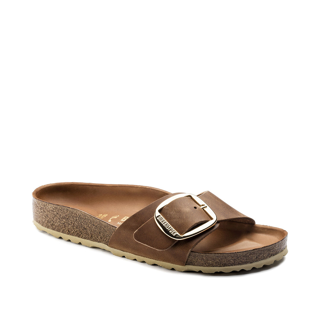 BIRKENSTOCK Madrid Big Buckle Oiled Leather Cognac (Narrow)