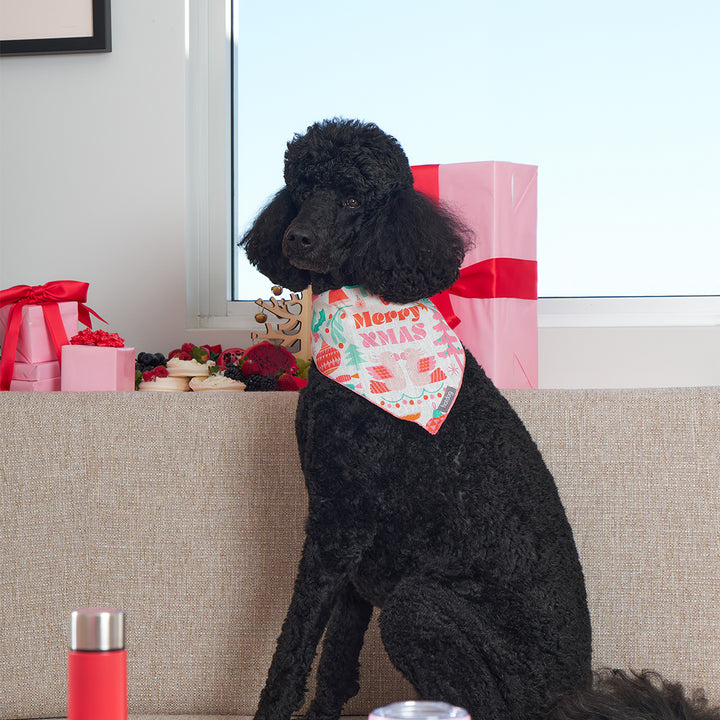Hot Dog Bandana - Merry Xmas