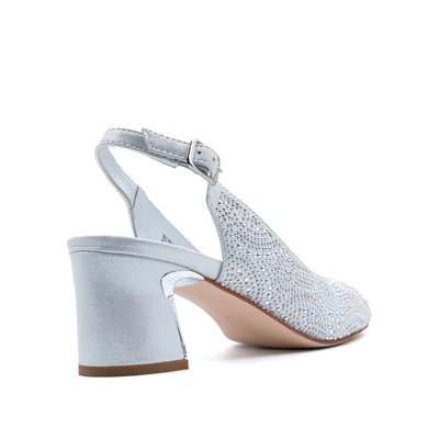 DJANGO & JULIETTE Jujun Dress Heel#color_white-shimmer-mix