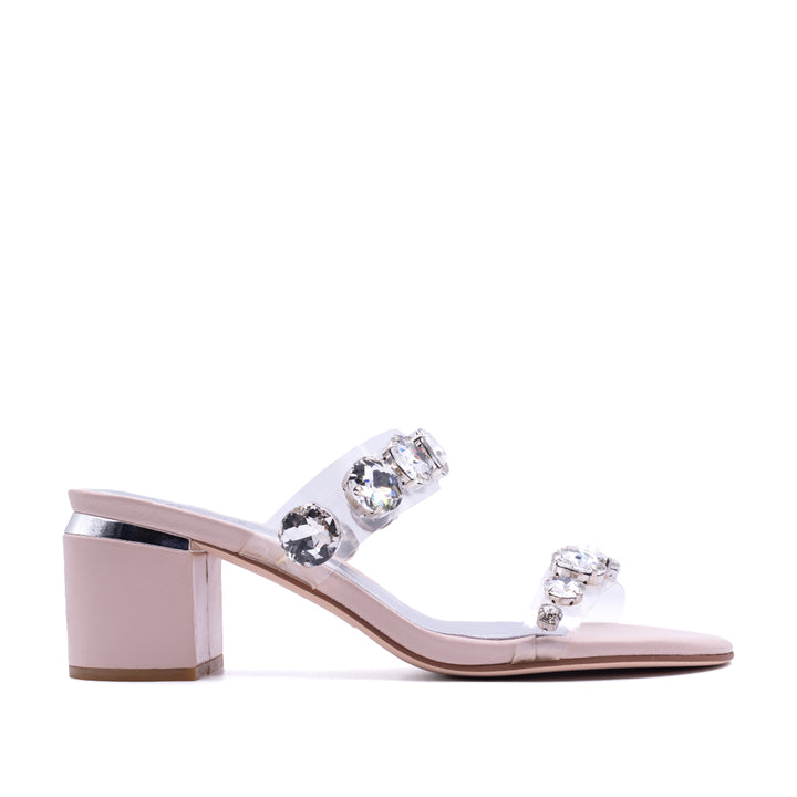 Sancia Mule Clear Nude