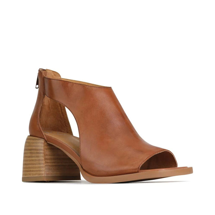 EOS Isolde Block Heel Brandy