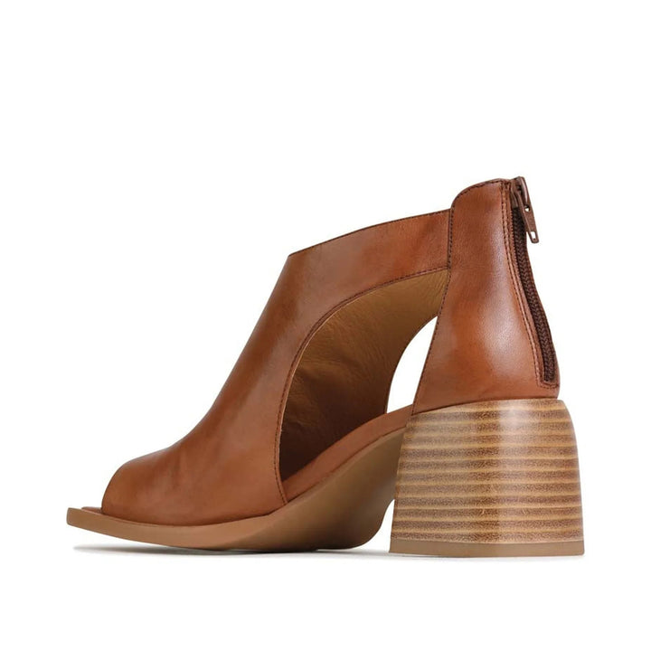 EOS Isolde Block Heel Brandy