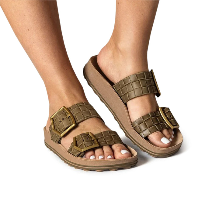 Taylor Natural Leather Raffia