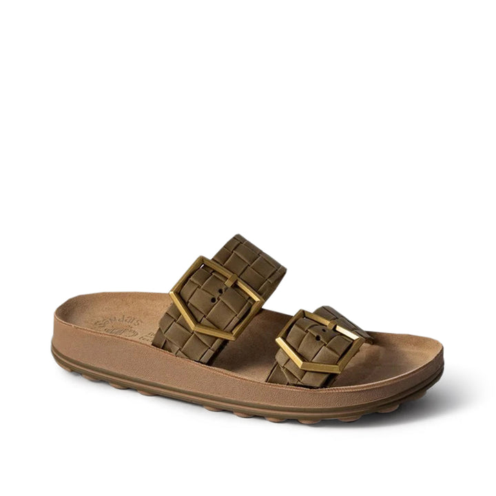 Taylor Natural Leather Raffia