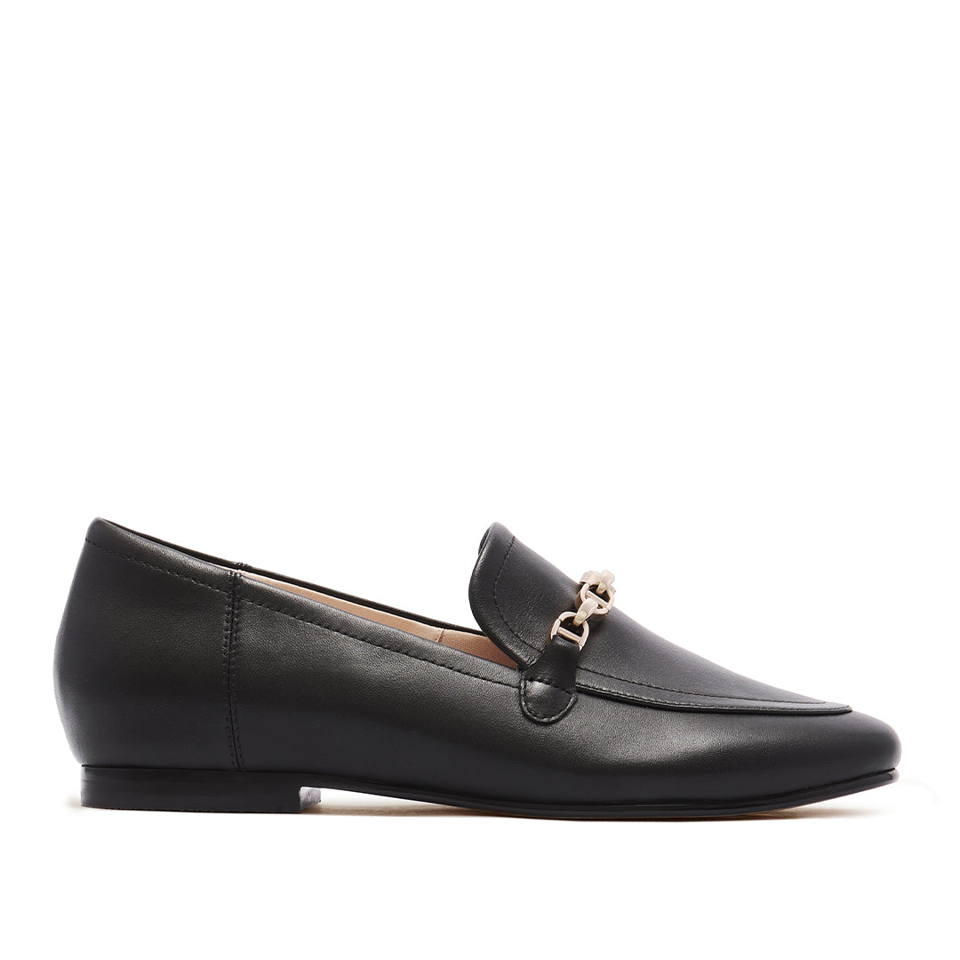 Comfort dress black loafer shoe