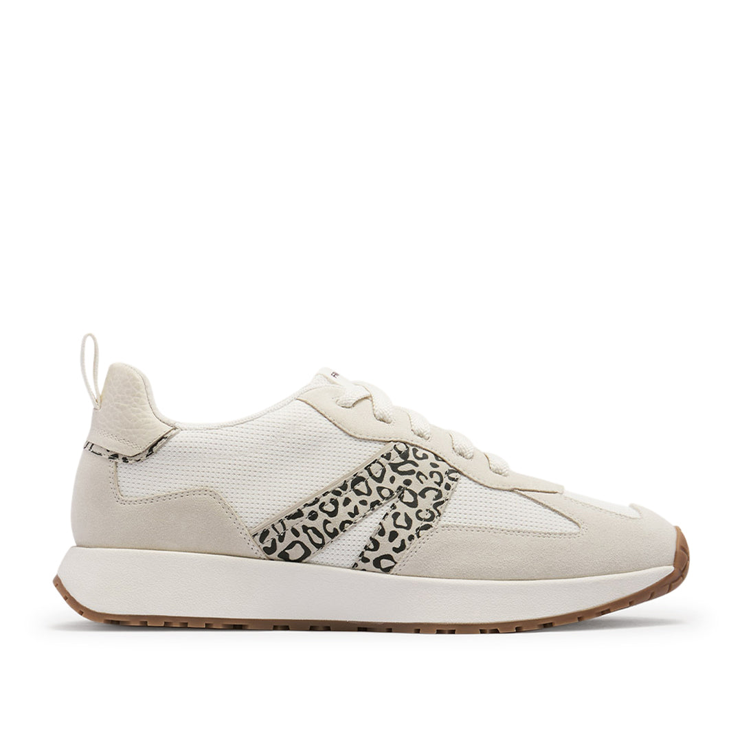 Axel II White/Leopard Print