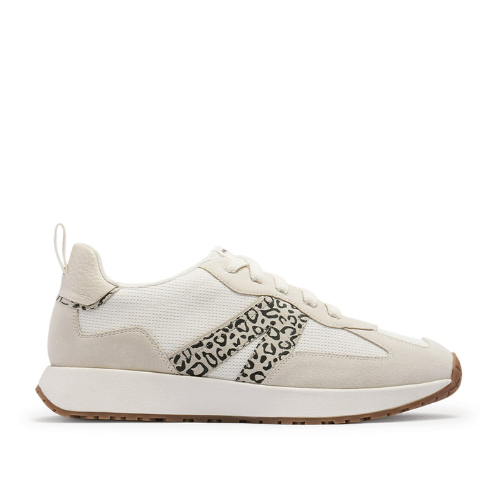 Axel II White/Leopard Print