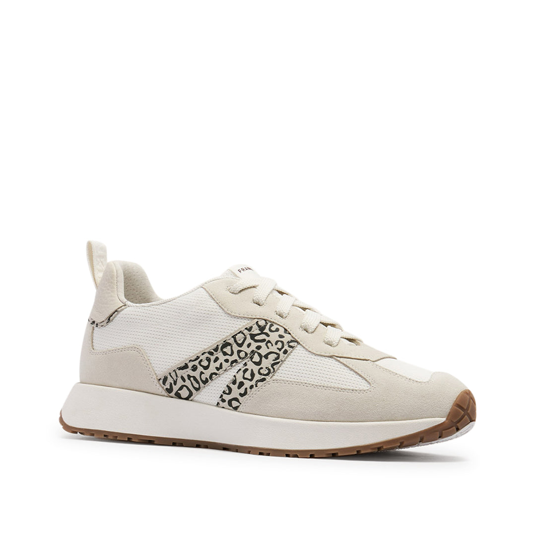Axel II White/Leopard Print