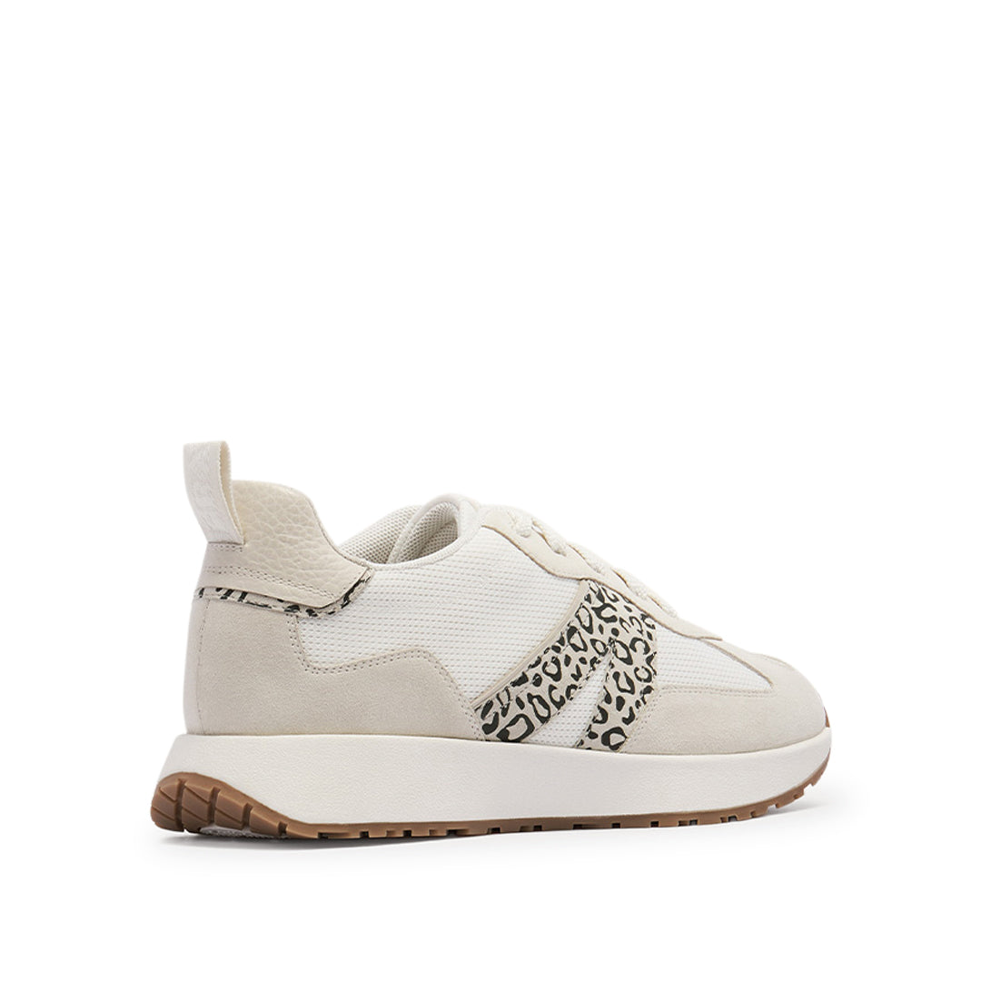 Axel II White/Leopard Print