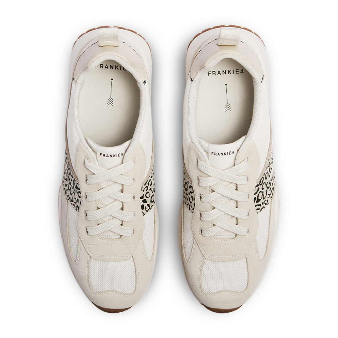 Axel II White/Leopard Print