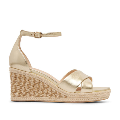 FRANKIE4 Baker Wedge Gold Tumbled