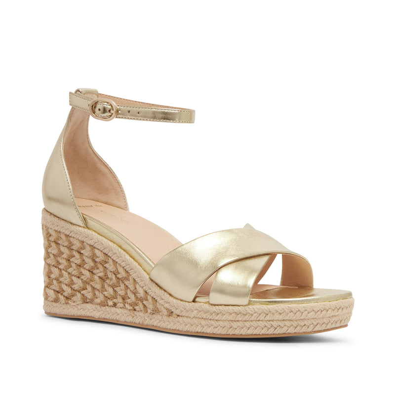 FRANKIE4 Baker Wedge Gold Tumbled