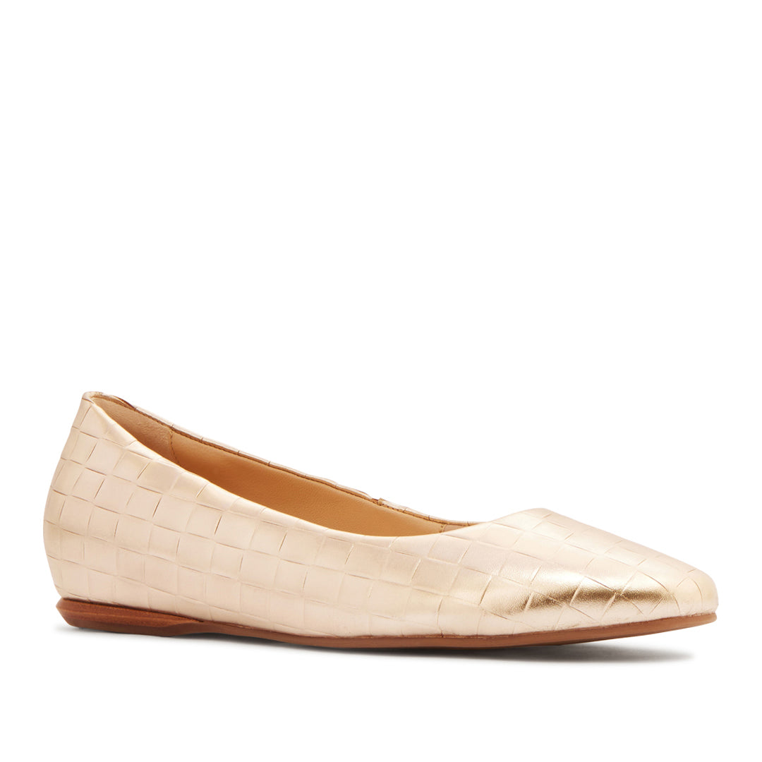 FRANKIE4 Dorset Gold Weave Angle