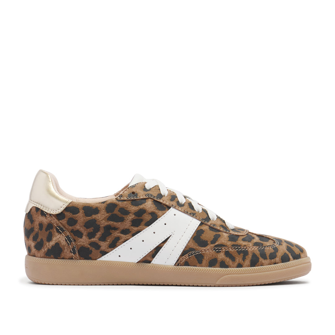 Levi Leopard Print Suede