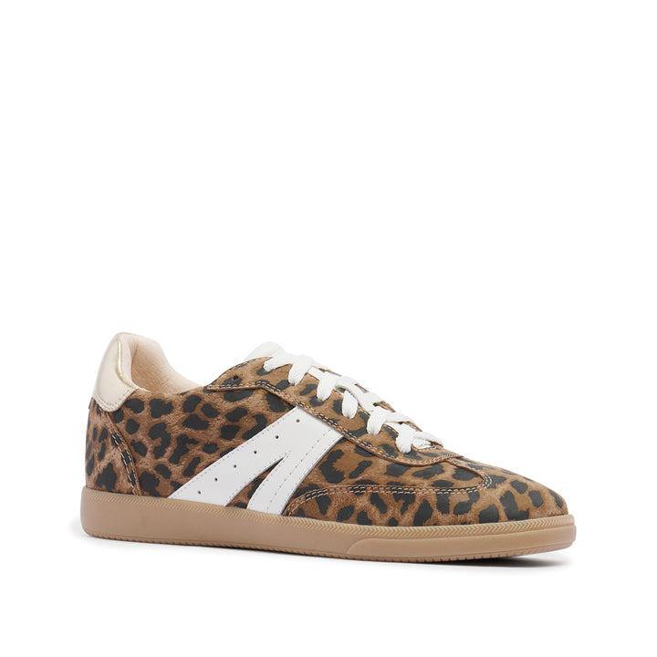 Levi Leopard Print Suede
