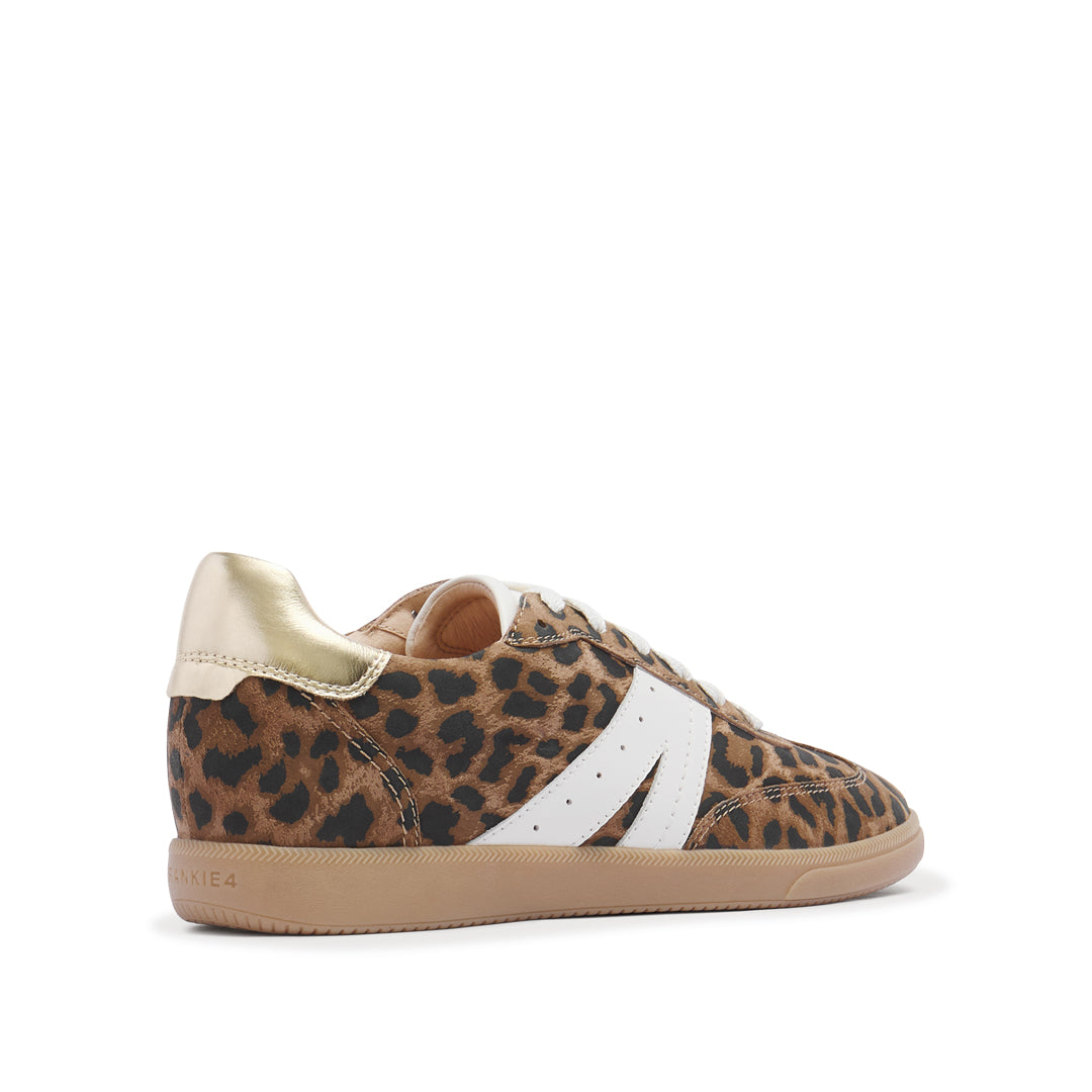 Levi Leopard Print Suede