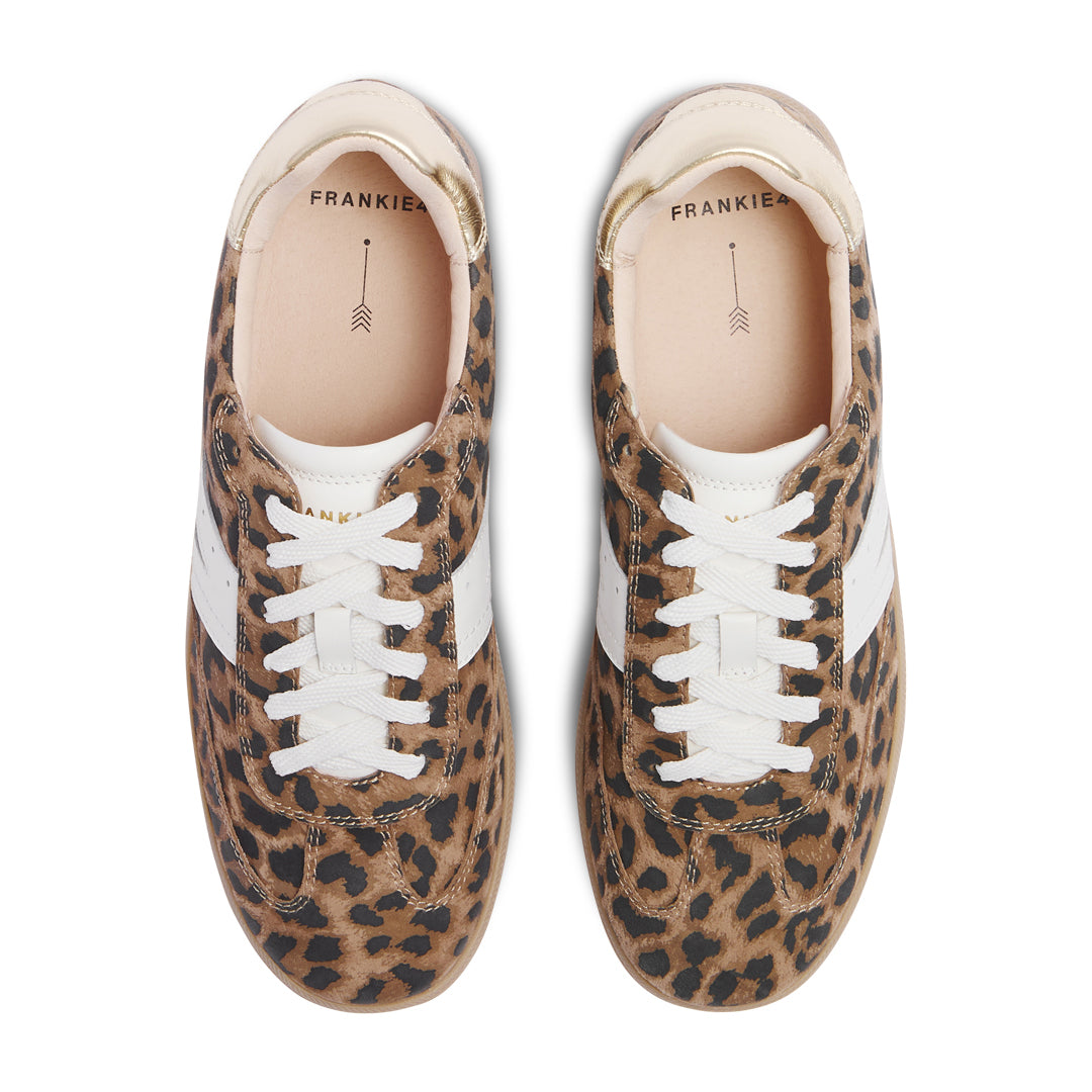 Levi Leopard Print Suede