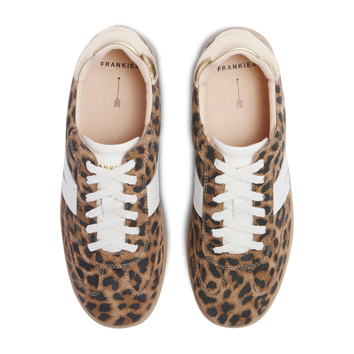 Levi Leopard Print Suede