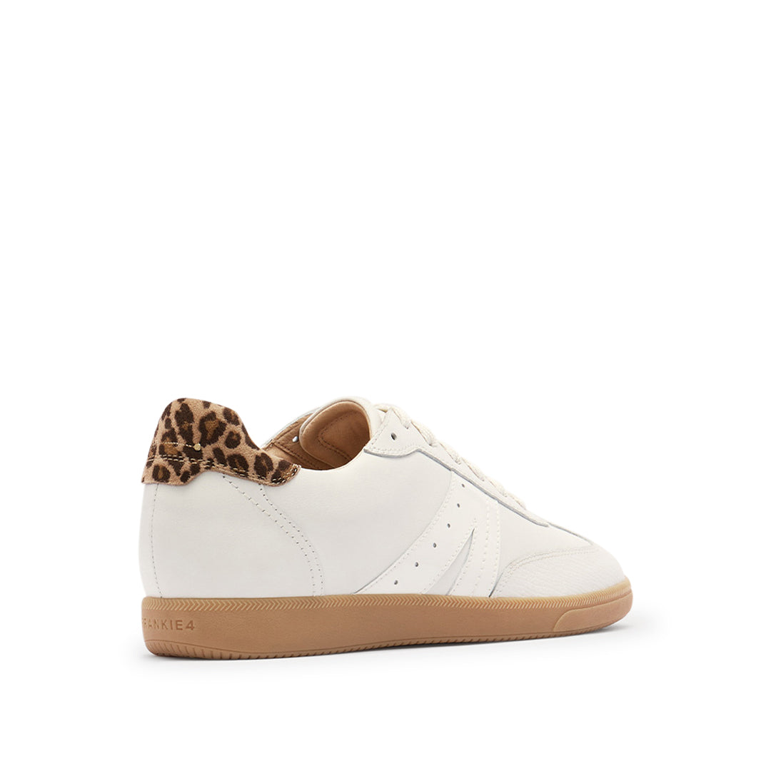 Levi White/Leopard Print
