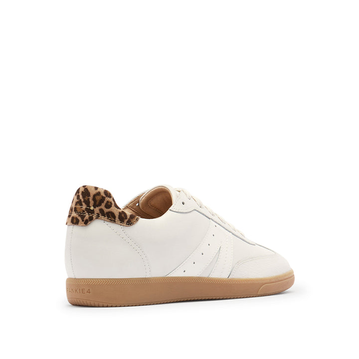 Levi White/Leopard Print