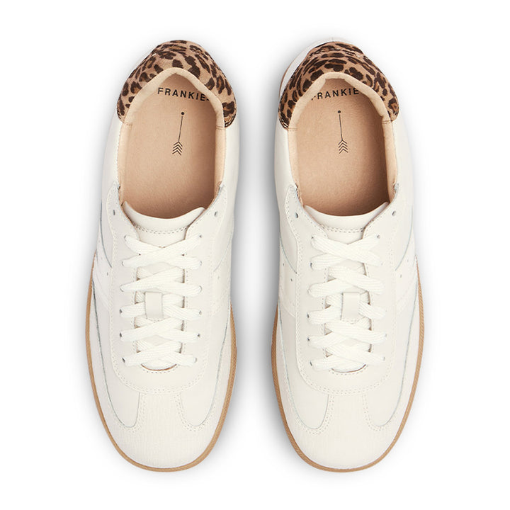 Levi White/Leopard Print