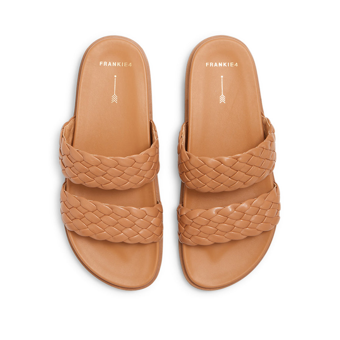 FRANKIE4 Malone Slide Tan Weave
