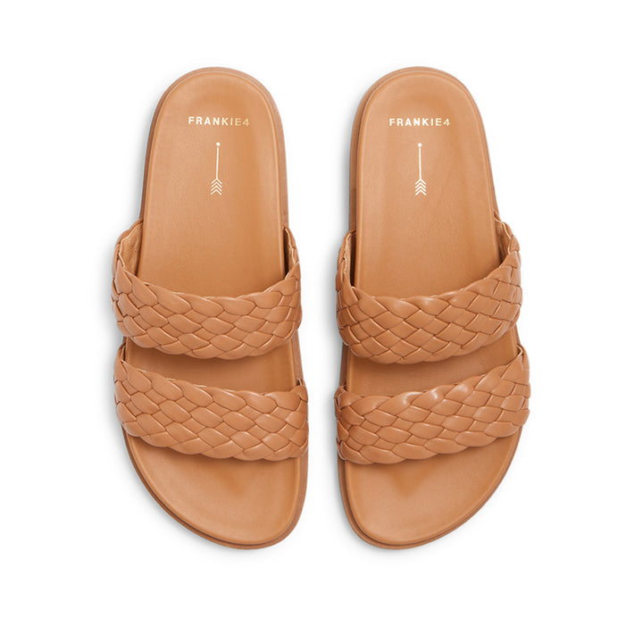 FRANKIE4 Malone Slide Tan Weave