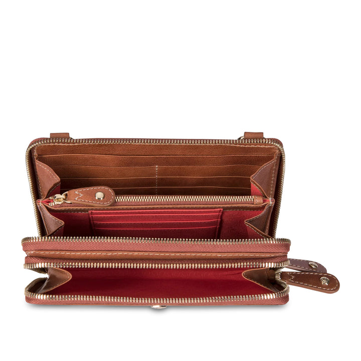 Detachable Strap Purse Tan