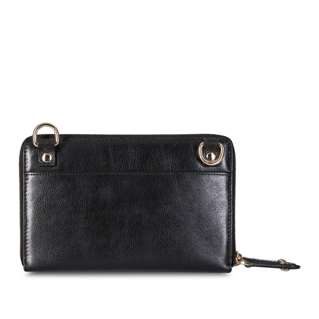 Detachable Strap Purse Black