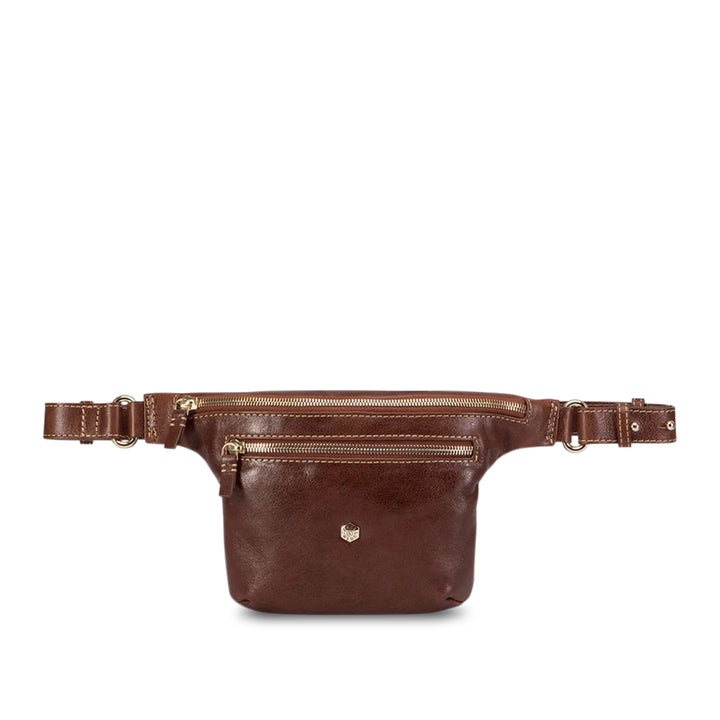 Leather Waist Bag Tan