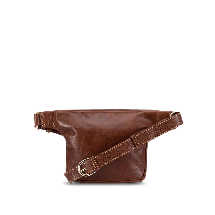 Leather Waist Bag Tan
