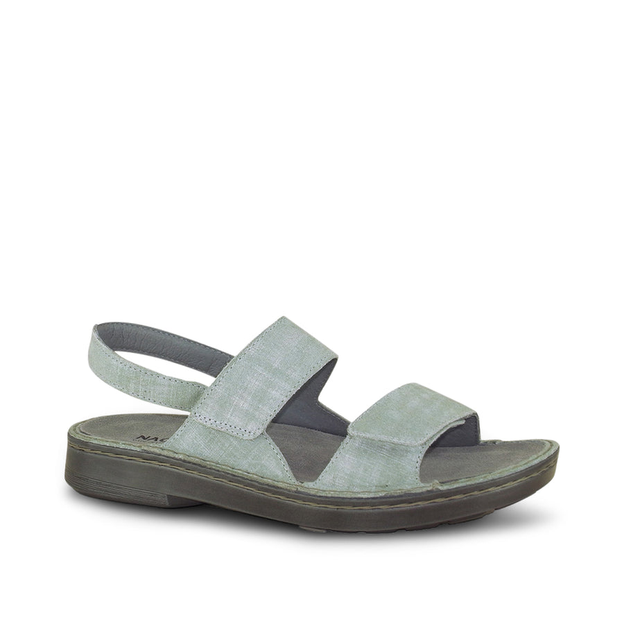 NAOT Burgos Teal Linen Leather