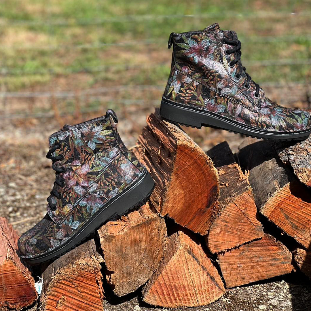 NAOT Claudia Black Floral