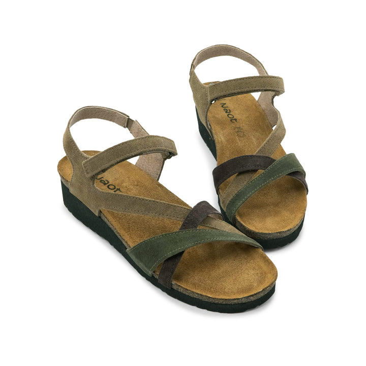 Sophia Brown Suede Combo