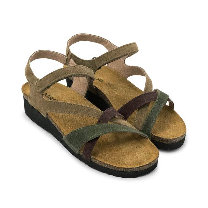 Sophia Brown Suede Combo