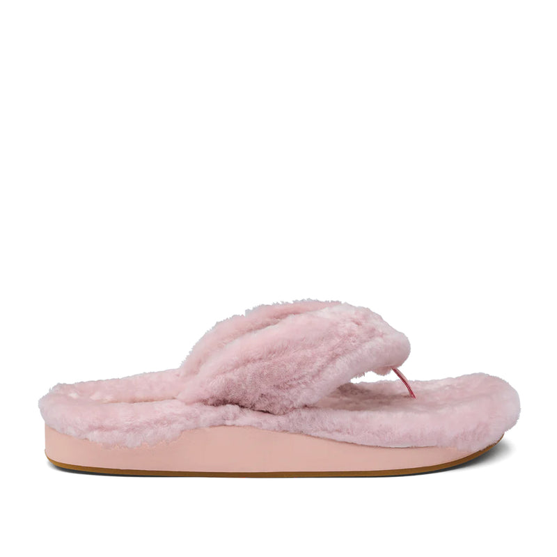 OLUKAI Kipe a Heu Womens Fuzzy Slipper Sandals