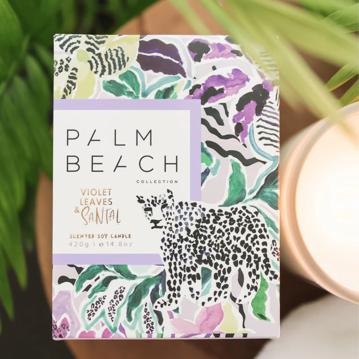 Violet Leaves & Santal 420g Candle