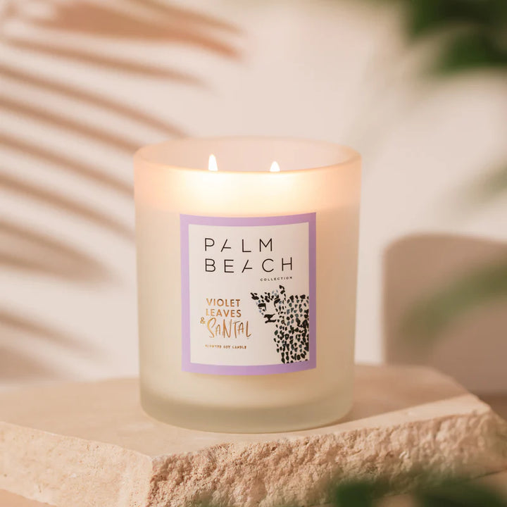 Violet Leaves & Santal 420g Candle