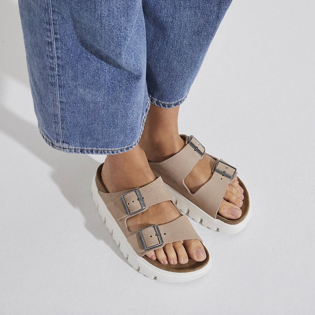 PAPILLIO Arizona Chunky Suede Leather Warm Sand (Narrow)
