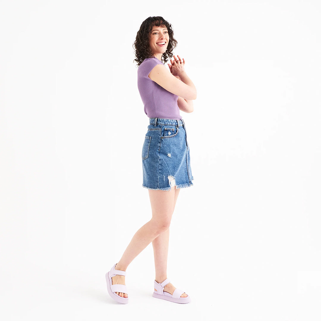Acme Platform Sandal Lavender