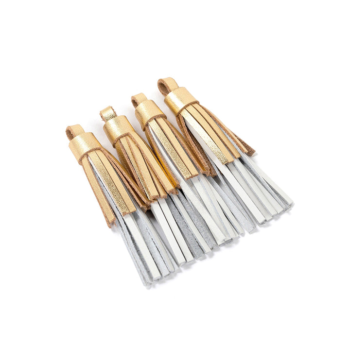Rollie Tassel Soft-Gold-White