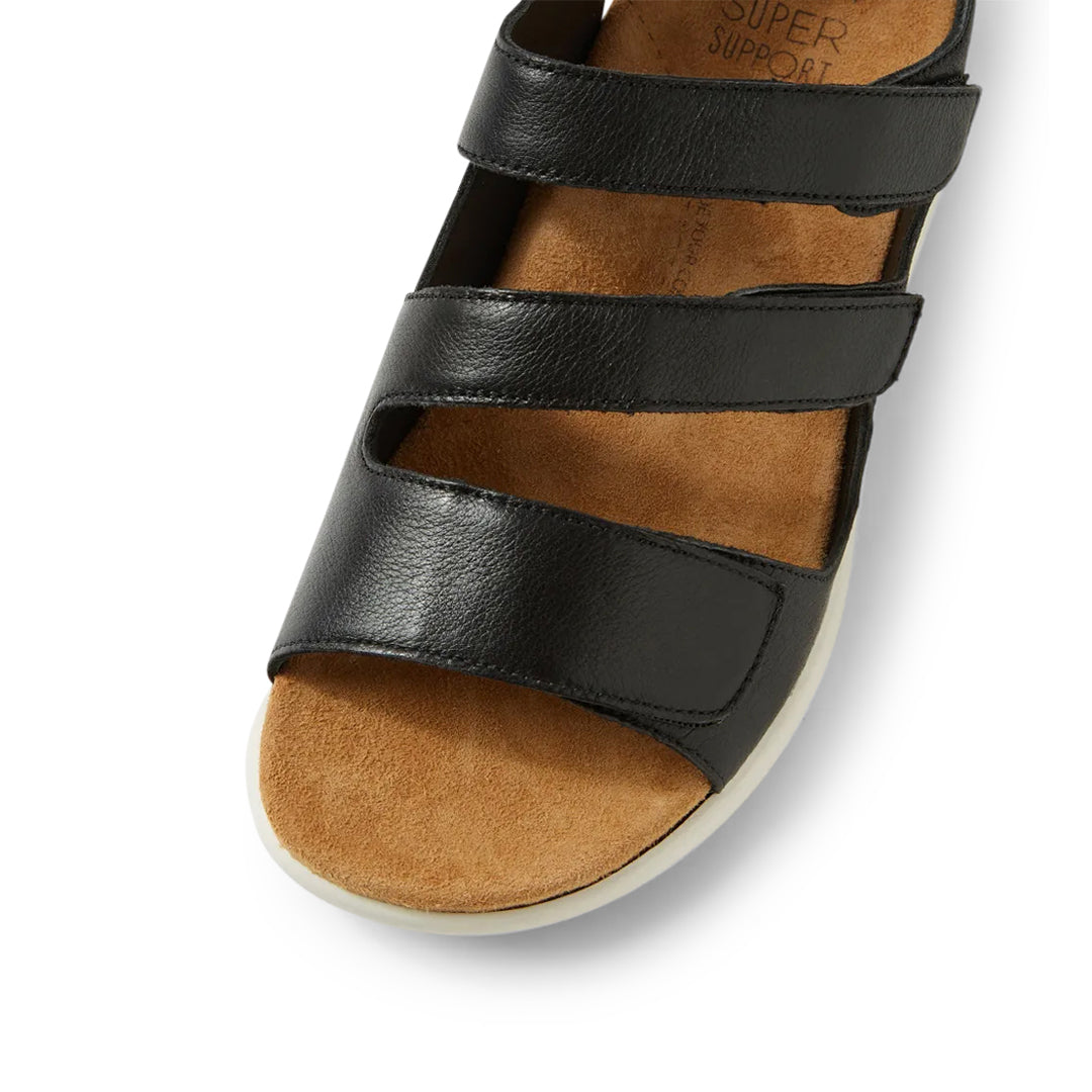 ZIERA Bexleys Sandal Black White