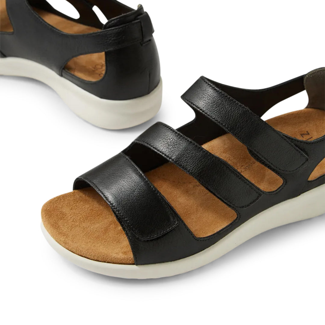 ZIERA Bexleys Sandal Black White