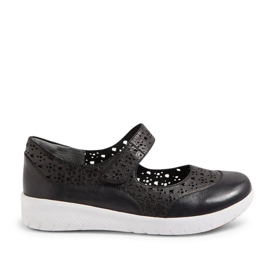 ZIERA Sanelle Mary Jane Black-White