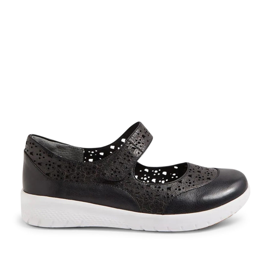 ZIERA Sanelle Mary Jane Black-White