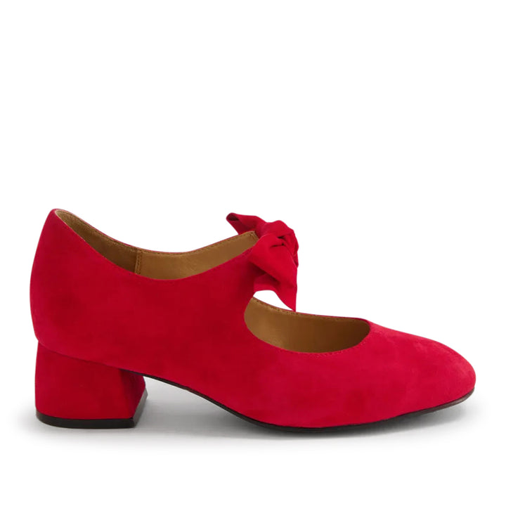 Zolly W Red Suede