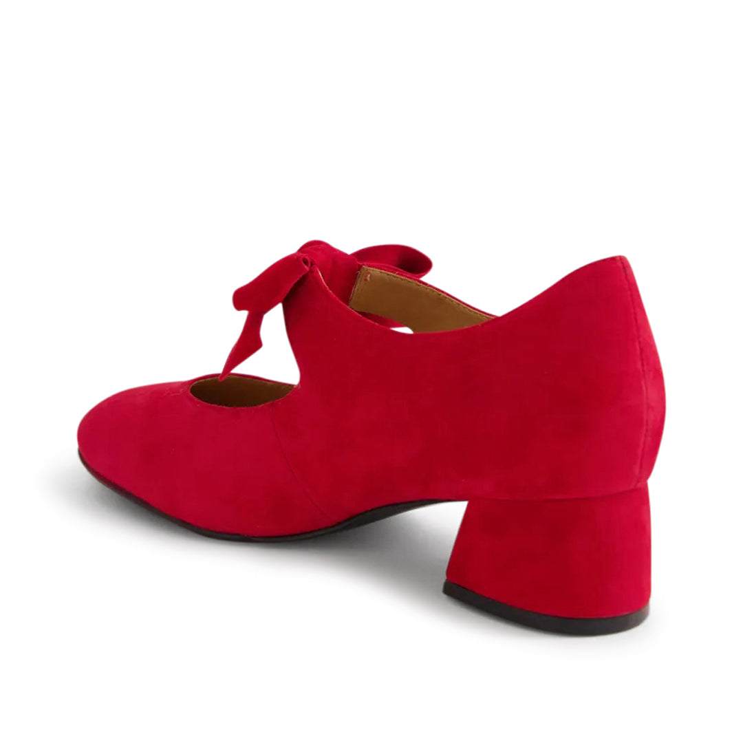 Zolly W Red Suede